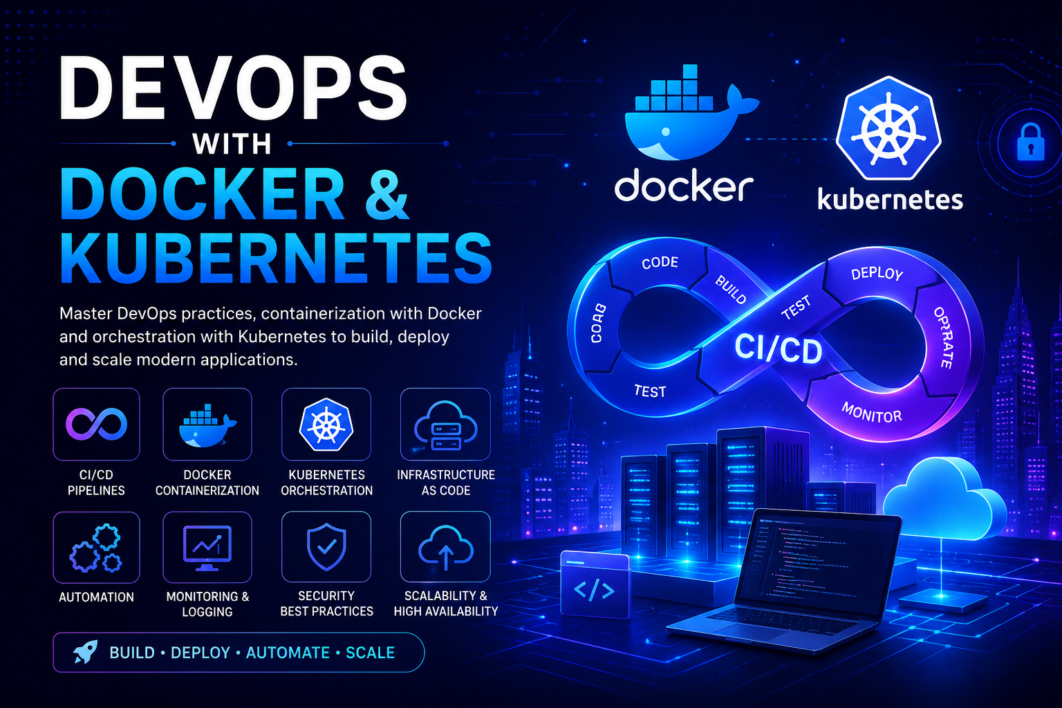 Thumbnail for course DevOps with Docker & Kubernetes